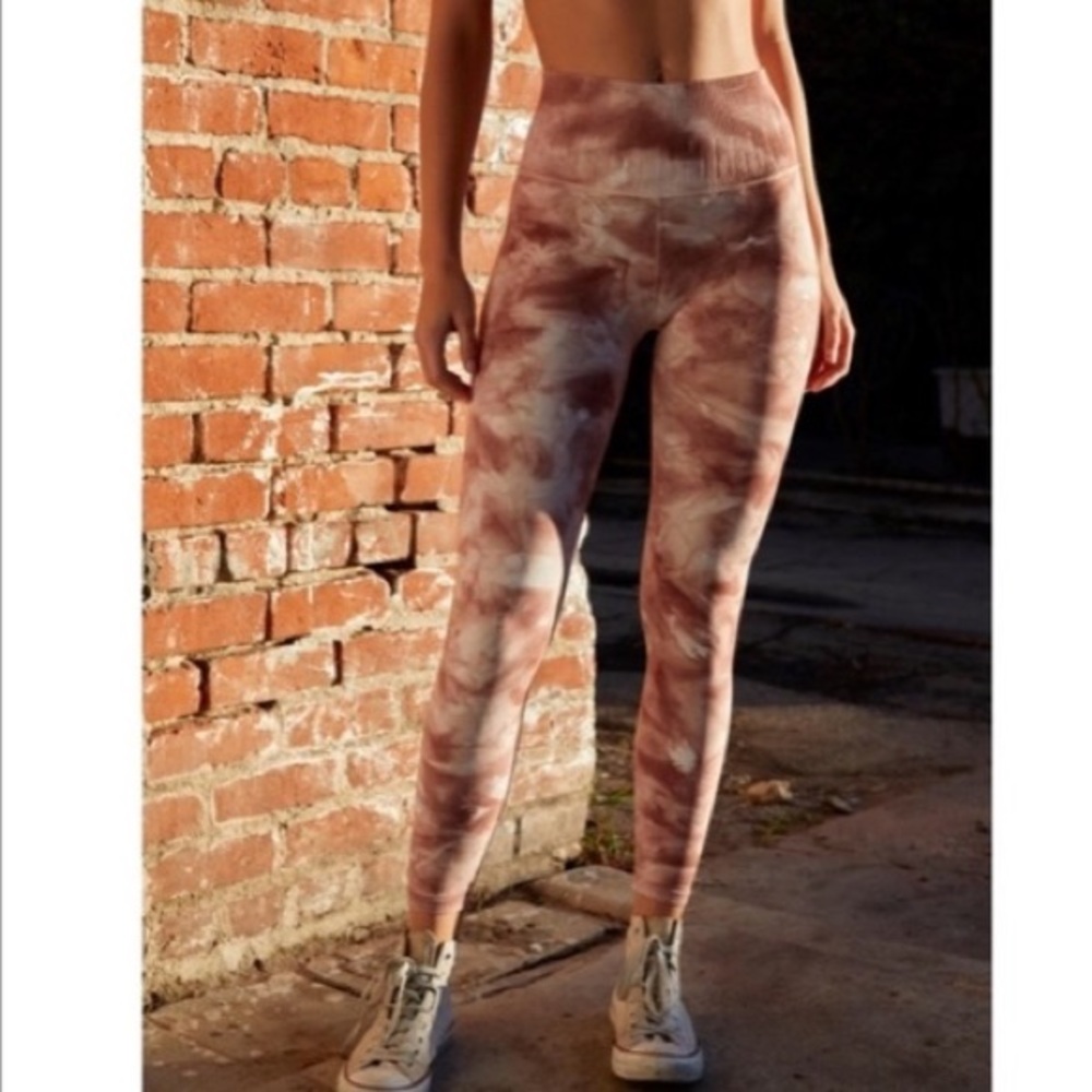 Free People Movement tie-dye good karma legging